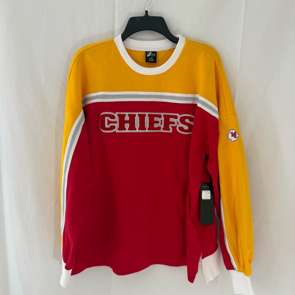 Red and Yellow Chiefs Crewneck Sweater